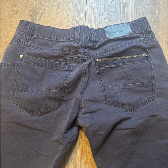 Oakley Slim Fit Casual Pants Mens Size 34x32 Navy Blue 100% Cotton - Picture 16 of 16